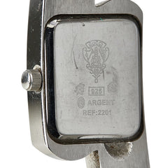 グッチ 腕時計 クオーツ シルバー文字盤 SV925 シルバー レディース GUCCI 【中古】