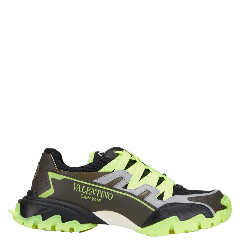 ヴァレンティノ ガラヴァーニ クライマーズ スニーカー サイズ：45 TTC20Y2 ブラック イエロー ナイロン メンズ VALENTINO 【中古】