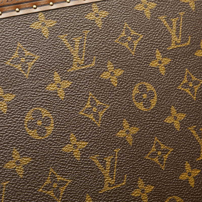 ルイ ヴィトン モノグラム アルゼール80 トランクケース トラベルケース M21222 ブラウン PVC レザー レディース LOUIS VUITTON 【中古】