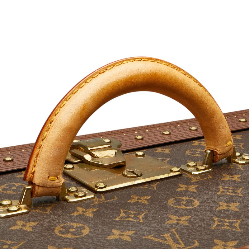 ルイ ヴィトン モノグラム アルゼール80 トランクケース トラベルケース M21222 ブラウン PVC レザー レディース LOUIS VUITTON 【中古】
