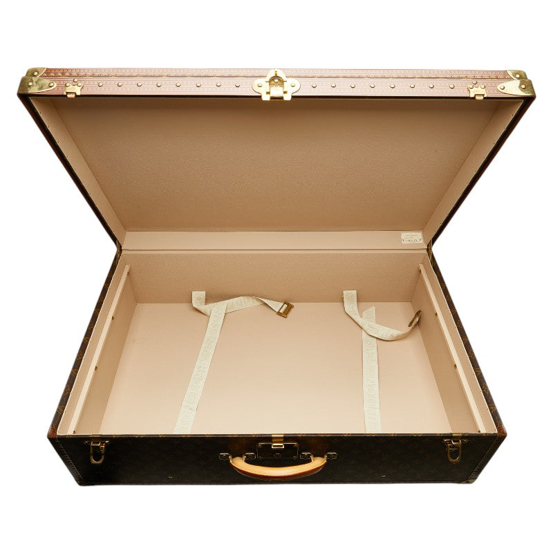 ルイ ヴィトン モノグラム アルゼール80 トランクケース トラベルケース M21222 ブラウン PVC レザー レディース LOUIS VUITTON 【中古】
