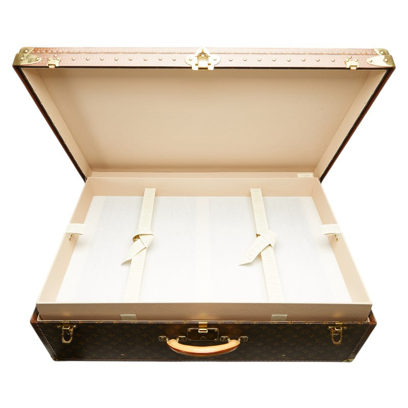 ルイ ヴィトン モノグラム アルゼール80 トランクケース トラベルケース M21222 ブラウン PVC レザー レディース LOUIS VUITTON 【中古】