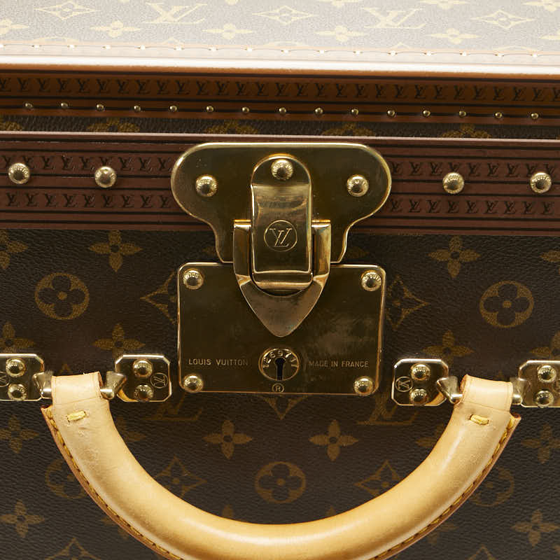 ルイ ヴィトン モノグラム アルゼール80 トランクケース トラベルケース M21222 ブラウン PVC レザー レディース LOUIS VUITTON 【中古】