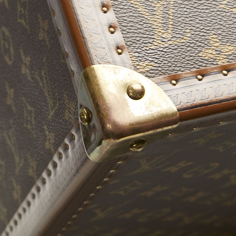 ルイ ヴィトン モノグラム アルゼール80 トランクケース トラベルケース M21222 ブラウン PVC レザー レディース LOUIS VUITTON 【中古】