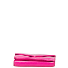 バレンシアガ ペーパーミニウォレット 三つ折り財布 コンパクトウォレット 391446 ピンク レザー レディース BALENCIAGA 【中古】