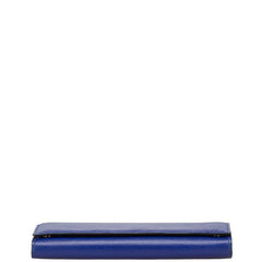 ヴァレクストラ 長財布 ブルー レザー メンズ Valextra 【中古】