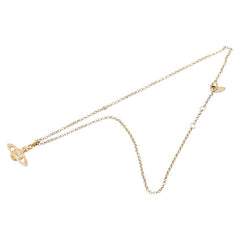 ヴィヴィアンウエストウッド ミニ バス レリーフ チェーン ペンダントネックレス ゴールド メッキ レディース Vivienne Westwood 【中古】
