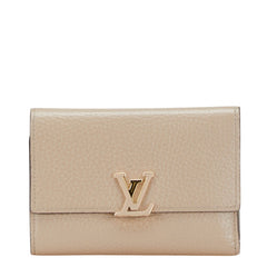 ルイ ヴィトン ポルトフォイユ カプシーヌ 三つ折り財布 M62159 ガレ トリヨンレザー レディース LOUIS VUITTON 【中古】