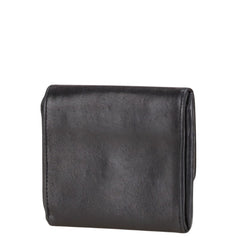 シャネル ココマーク コインケース 小銭入れ ブラック レザー レディース CHANEL 【中古】