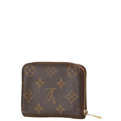 ルイ ヴィトン モノグラム ジッピー コインパース コインケース 小銭入れ M60067 ブラウン PVC レザー レディース LOUIS VUITTON 【中古】
