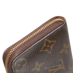 ルイ ヴィトン モノグラム ジッピー コインパース コインケース 小銭入れ M60067 ブラウン PVC レザー レディース LOUIS VUITTON 【中古】