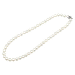 Silver シルバー アコヤパール7～7.5mm ネックレス レディース 【中古】