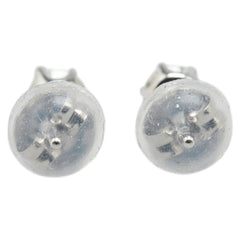 Pt900 プラチナ ダイヤ0.2ct 1Pダイヤ スタッドピアス レディース 【中古】