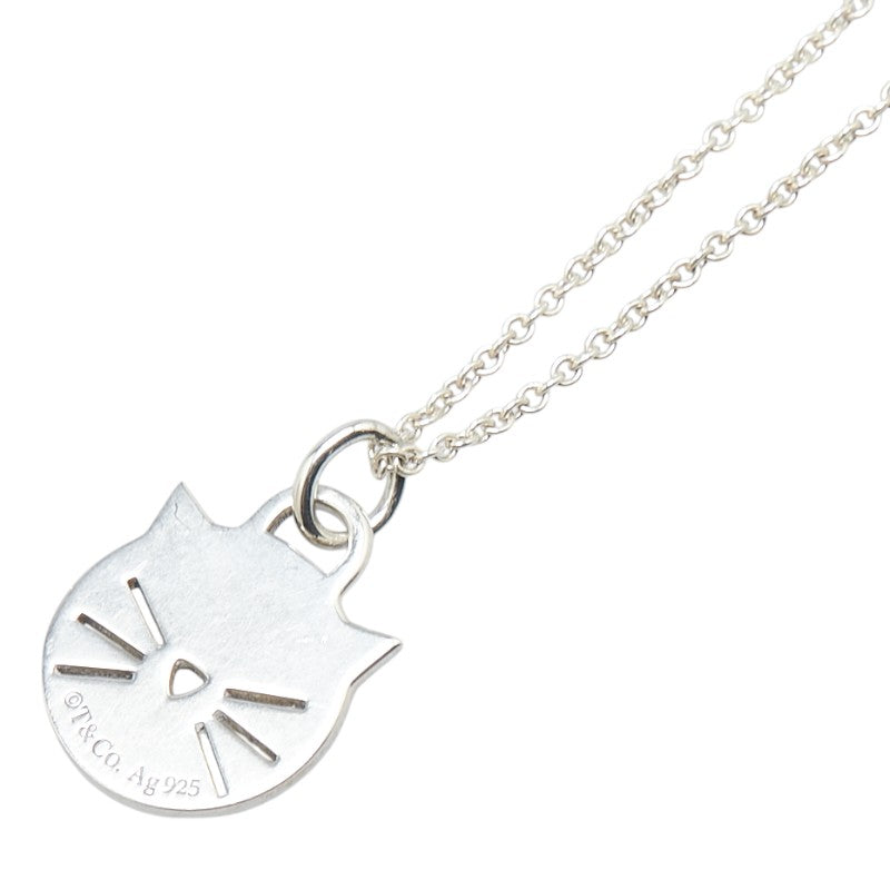 ティファニー リターン トゥ ティファニー キャット ネコ ネックレス SV925 シルバー レディース TIFFANY&Co. 【中古】