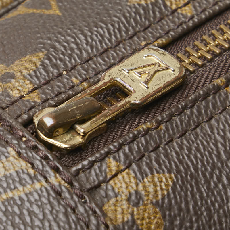 ルイ ヴィトン モノグラム トゥルーストワレット28 ポーチ セカンドバッグ M47522 ブラウン PVC レザー メンズ LOUIS VUITTON 【中古】