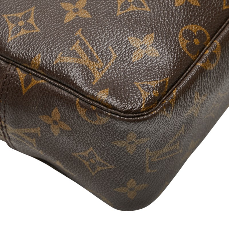 ルイ ヴィトン モノグラム トゥルーストワレット28 ポーチ セカンドバッグ M47522 ブラウン PVC レザー メンズ LOUIS VUITTON 【中古】
