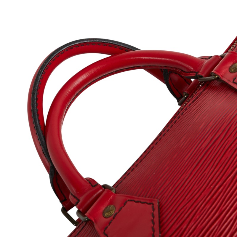 ルイ ヴィトン エピ スピーディ30 ハンドバッグ ミニボストンバッグ M43007 カスティリアンレッド レザー レディース LOUIS VUITTON 【中古】