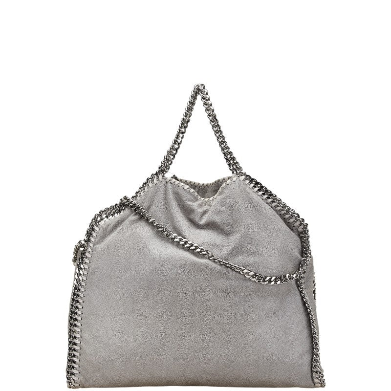 ステラマッカートニー ファラベラ チェーン ハンドバッグ ショルダーバッグ グレー ポリエステル レディース Stella McCartney 【中古】