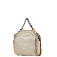 ステラマッカートニー ファラベラ タイニー チェーン ミニハンドバッグ ショルダーバッグ 2WAY 391698 W70002 ベージュ キャンバス レディース Stella McCartney 【中古】