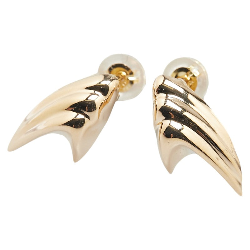 K18YG イエローゴールド ピアス レディース 【中古】