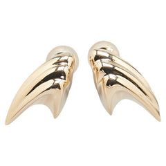 K18YG イエローゴールド ピアス レディース 【中古】