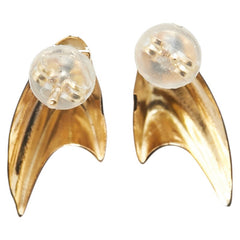 K18YG イエローゴールド ピアス レディース 【中古】