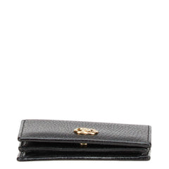 グッチ GGマーモント 二つ折り財布 456126 ブラック レザー レディース GUCCI 【中古】