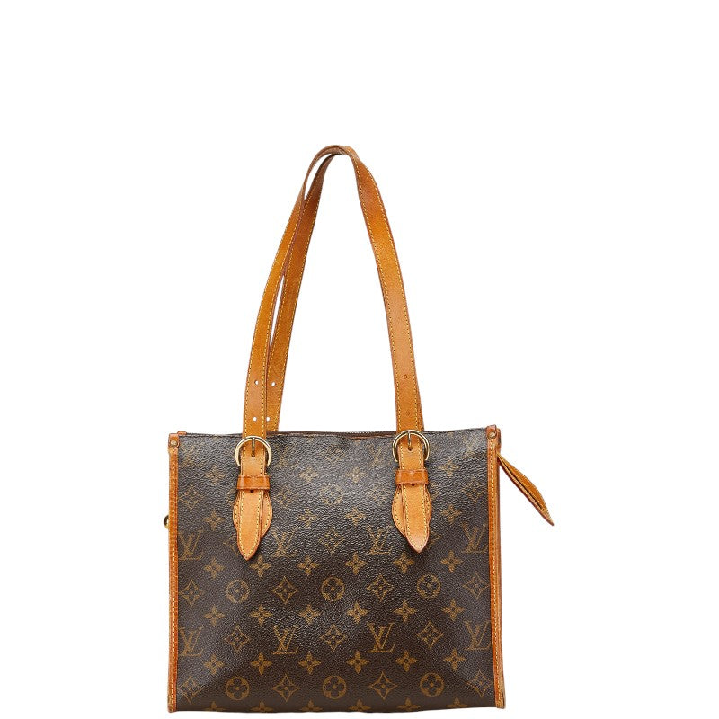 ルイ ヴィトン モノグラム ポパンクール オ ショルダーバッグ トートバッグ M40007 ブラウン PVC レザー レディース LOUIS VUITTON 【中古】
