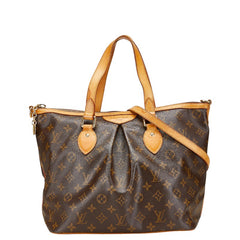 ルイ ヴィトン モノグラム パレルモPM ハンドバッグ ショルダーバッグ 2WAY M40145 ブラウン PVC レザー レディース LOUIS VUITTON 【中古】