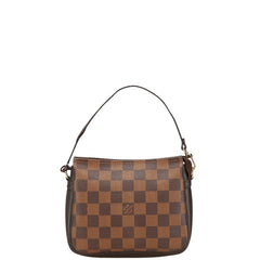 ルイ ヴィトン ダミエ トゥルース メイクアップ ショルダーバッグ N51982 ブラウン PVC レザー レディース LOUIS VUITTON 【中古】