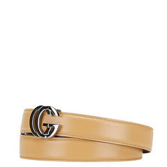 グッチ リバーシブル ベルト サイズ：75/30 74052 214351 ブラウン ブラック レザー レディース GUCCI 【中古】