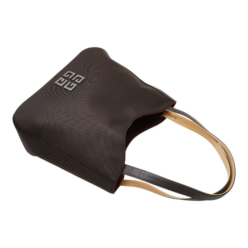 ジバンシー ハンドバッグ トートバッグ ブラウン ナイロン レザー レディース Givenchy 【中古】