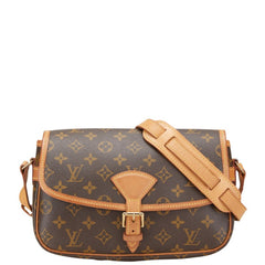 ルイ ヴィトン モノグラム ソローニュ ショルダーバッグ M42250 ブラウン PVC レザー レディース LOUIS VUITTON 【中古】