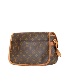 ルイ ヴィトン モノグラム ソローニュ ショルダーバッグ M42250 ブラウン PVC レザー レディース LOUIS VUITTON 【中古】