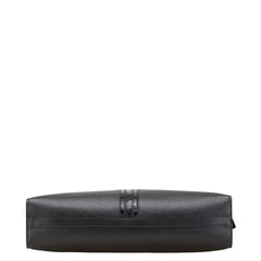 プラダ ハンドバッグ ビジネスバッグ ブラック レザー メンズ PRADA 【中古】