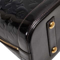 ルイ ヴィトン モノグラム ヴェルニ アルマPM ハンドバッグ M91611 アマラント パープル パテントレザー レディース LOUIS VUITTON 【中古】