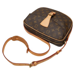 ルイ ヴィトン モノグラム ジュヌフィーユGM ショルダーバッグ M51225 ブラウン PVC レザー レディース LOUIS VUITTON 【中古】