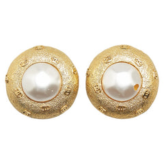 シャネル ヴィンテージ ココマーク イヤリング ゴールド メッキ フェイクパール レディース CHANEL 【中古】