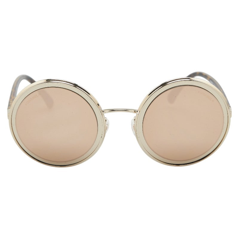 シャネル ラウンド サングラス 4226 ブラウン プラスチック レディース CHANEL 【中古】