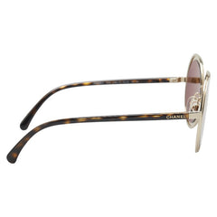 シャネル ラウンド サングラス 4226 ブラウン プラスチック レディース CHANEL 【中古】