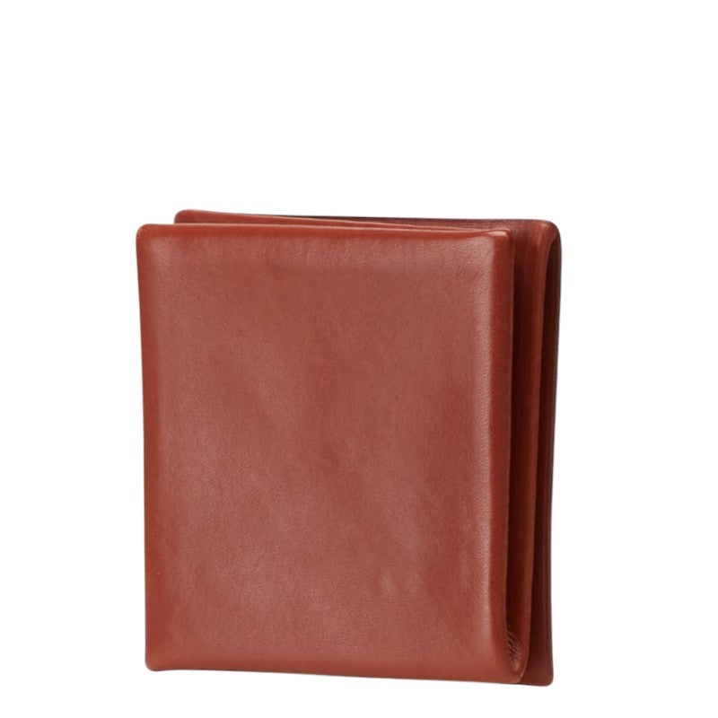 エルメス ズールー コインケース 小銭入れ ブラウン ピンク シェーブル レディース HERMES 【中古】