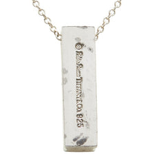 ティファニー キス バー 1Pダイヤ ネックレス SV925 シルバー レディース TIFFANY&Co. 【中古】