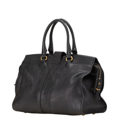 サンローラン カバスシック ハンドバッグ ショルダーバッグ 2WAY ブラック レザー レディース SAINT LAURENT 【中古】