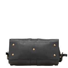 サンローラン カバスシック ハンドバッグ ショルダーバッグ 2WAY ブラック レザー レディース SAINT LAURENT 【中古】