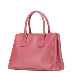プラダ ガレリア サフィアーノ ハンドバッグ ショルダーバッグ 2WAY BN2274 ピンク レザー レディース PRADA 【中古】