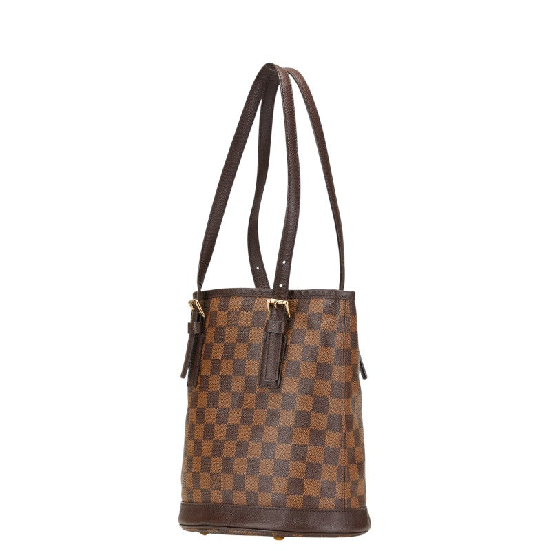 ルイ ヴィトン ダミエ マレ トートバッグ ショルダーバッグ N42240 ブラウン PVC レザー レディース LOUIS VUITTON 【中古】