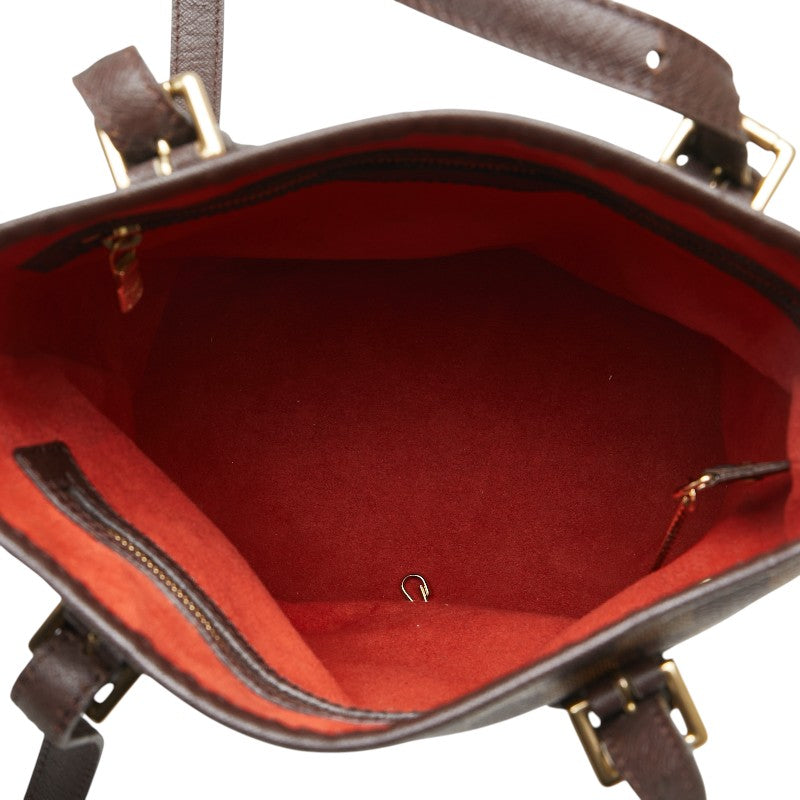 ルイ ヴィトン ダミエ マレ トートバッグ ショルダーバッグ N42240 ブラウン PVC レザー レディース LOUIS VUITTON 【中古】