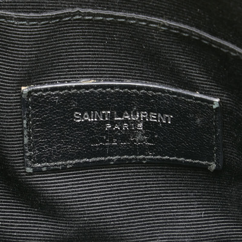 サンローラン サックドジュール ハンドバッグ ショルダーバッグ 2WAY ホワイト レザー レディース SAINT LAURENT 【中古】