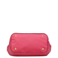 プラダ ハンドバッグ ショルダーバッグ 2WAY 1BA172 ピンク ナイロン レザー レディース PRADA 【中古】