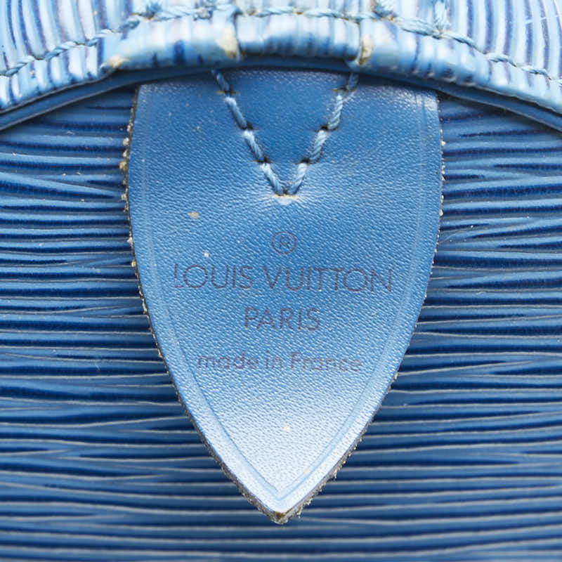 ルイ ヴィトン エピ スピーディ30 ハンドバッグ ミニボストンバッグ M43005 トレドブルー レザー レディース LOUIS VUITTON 【中古】